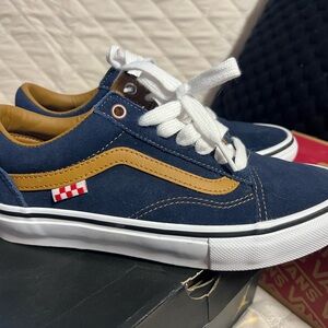 Vans Navy and Camel Sneakers